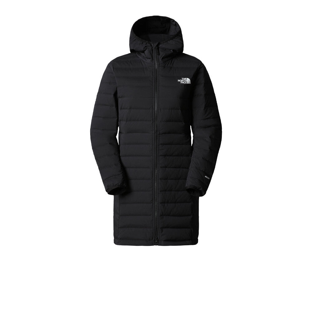 The North Face Belleview Stretch Down Hooded Women's Parka Jacket - Black
