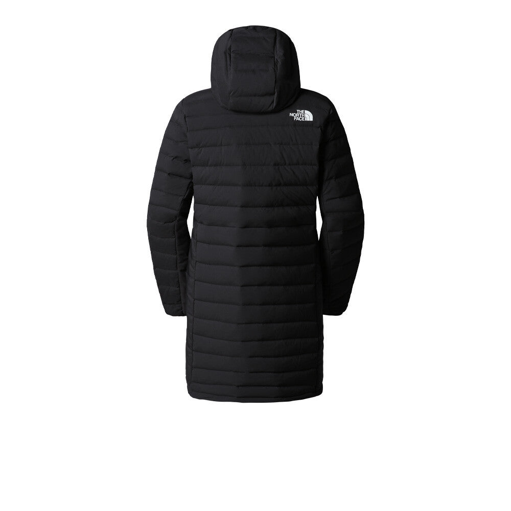 The North Face Belleview Stretch Down Hooded Women's Parka Jacket - Black