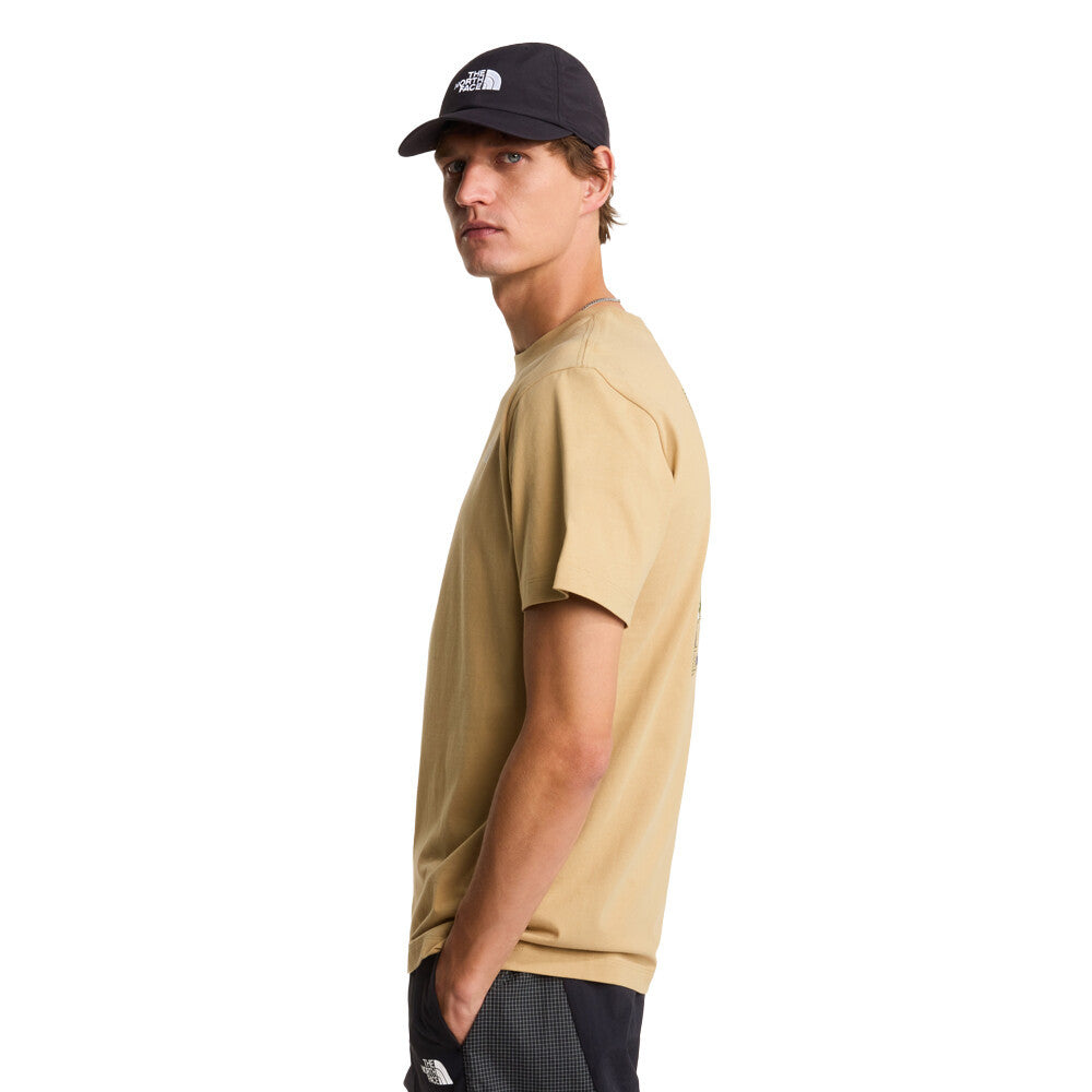 The North Face North Faces Regular Graphic Men's T-Shirt - Khaki Stone