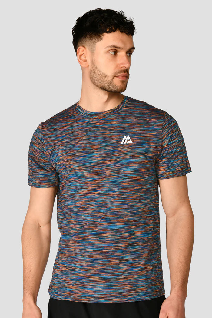 MONTIREX TRAIL 2.0 T SHIRT - BLACK/BLUE/ORANGE