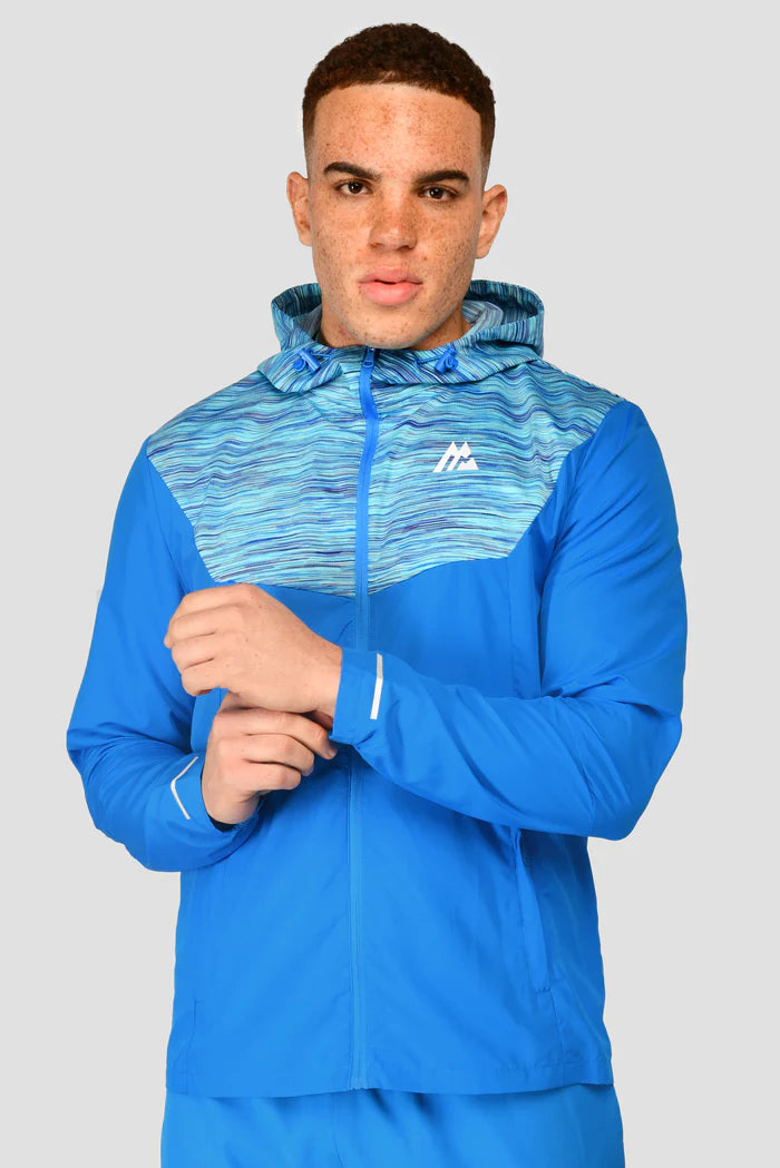 MONTIREX TRAIL 2.0 WINDBREAKER - NEON BLUE/NEON SKY/WHITE