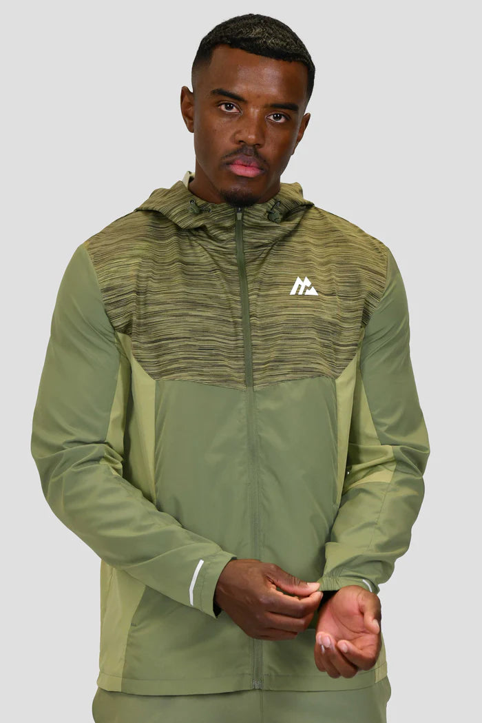 MONTIREXTRAIL WINDBREAKER - KHAKI GREEN MULTI