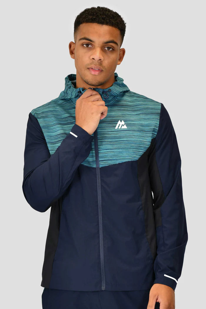 MONTIREX TRAIL WINDBREAKER - NAVY/DARK TEAL MULTI