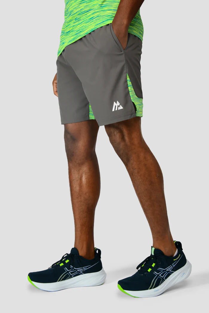 MONTIREX TRAIL PANEL 2.0 SHORTS - GREY/OG NEON/GREEN