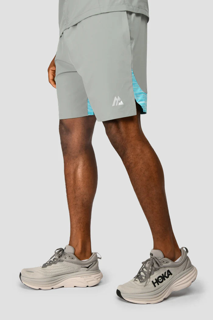 MONTIREX TRAIL PANEL 2.0 SHORT - GREY/NEON SKY/MAYA BLUE