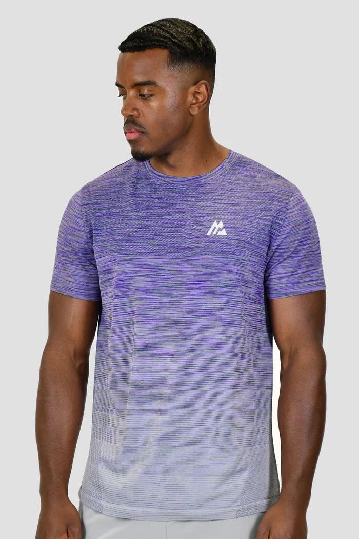 MONTIREX TRAIL SEAMLESS T SHIRT - PURPLE/GREY