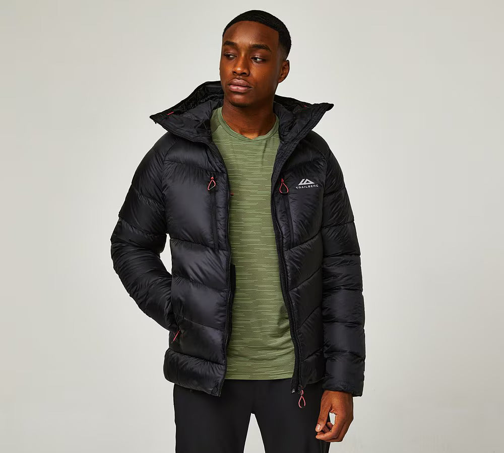 TRAILBERG BLANC 700FP PUFFER JACKET - BLACK