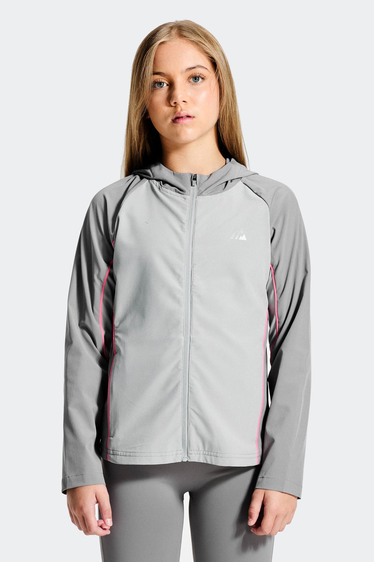 Montirex Girls' Lumina Jacket - Winter Sky Basalt Powder Pink