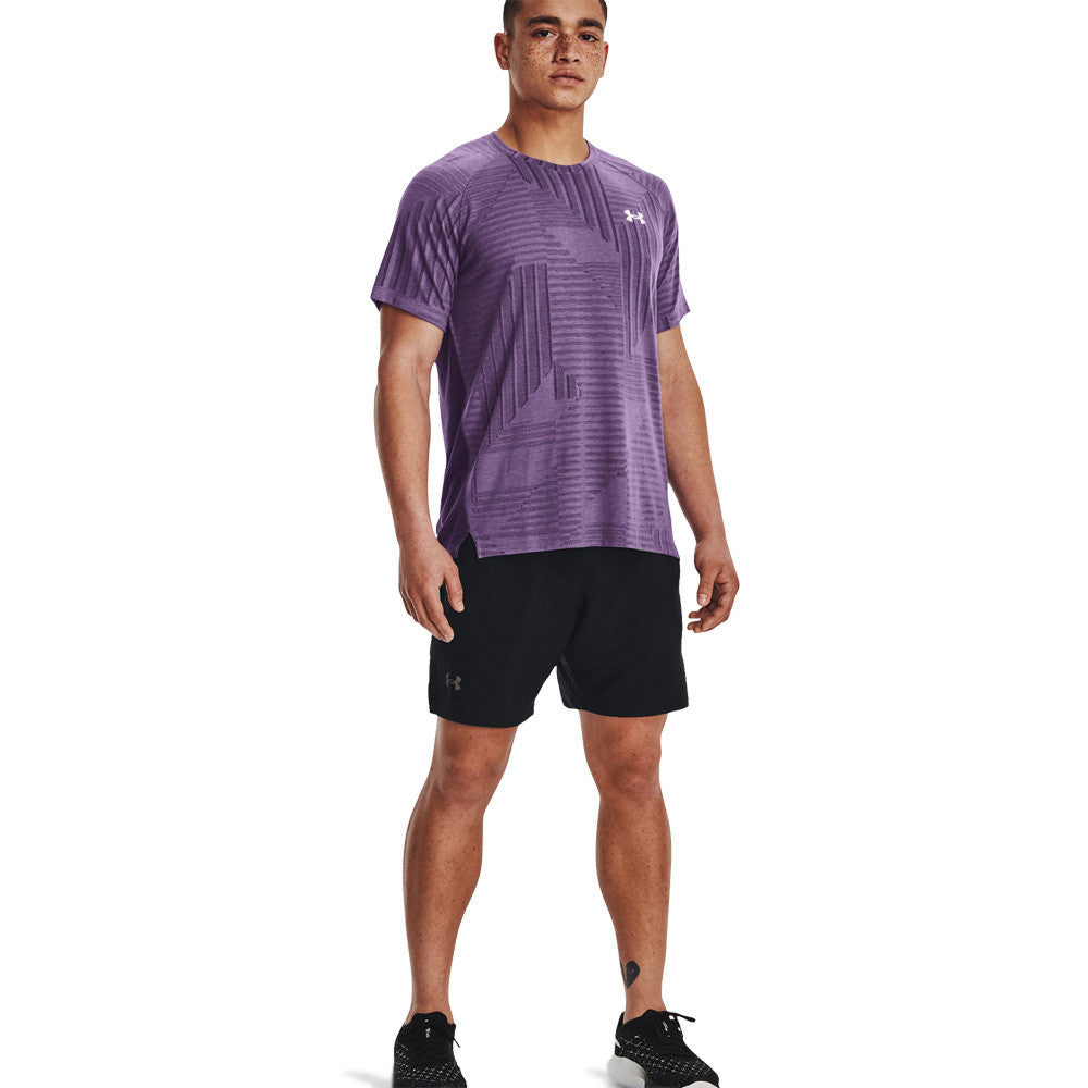 Under Armour Launch Pro 2-In-1 7 Inch Men's Shorts - Black/Reflective