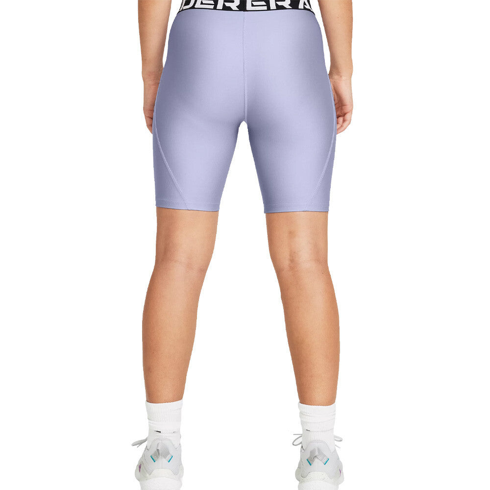 Under Armour HeatGear Women's Shorts - Celeste/White
