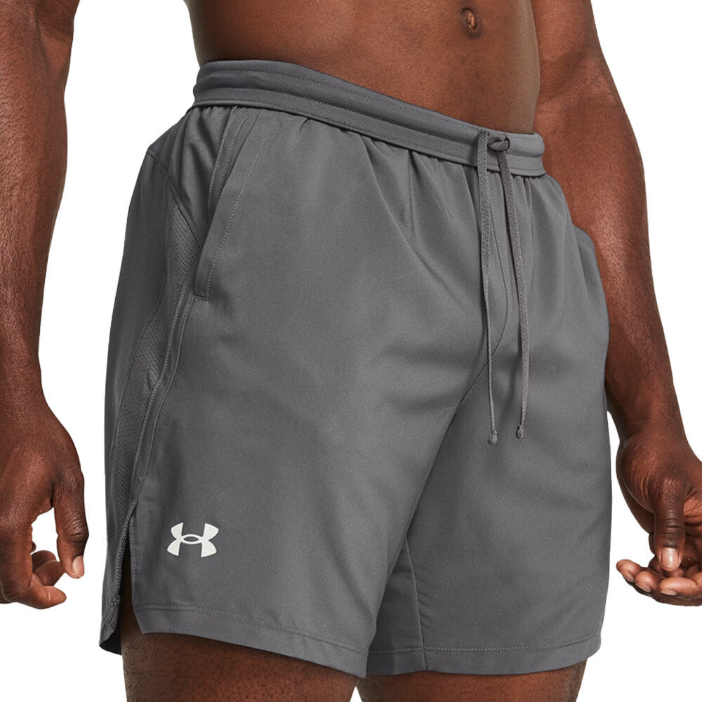 Under Armour Launch 7 Inch Men's Shorts - Castlerock/White