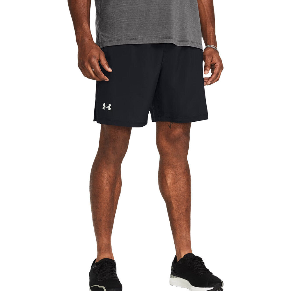 Under Armour Launch 7 Inch Men's Shorts - Black/White