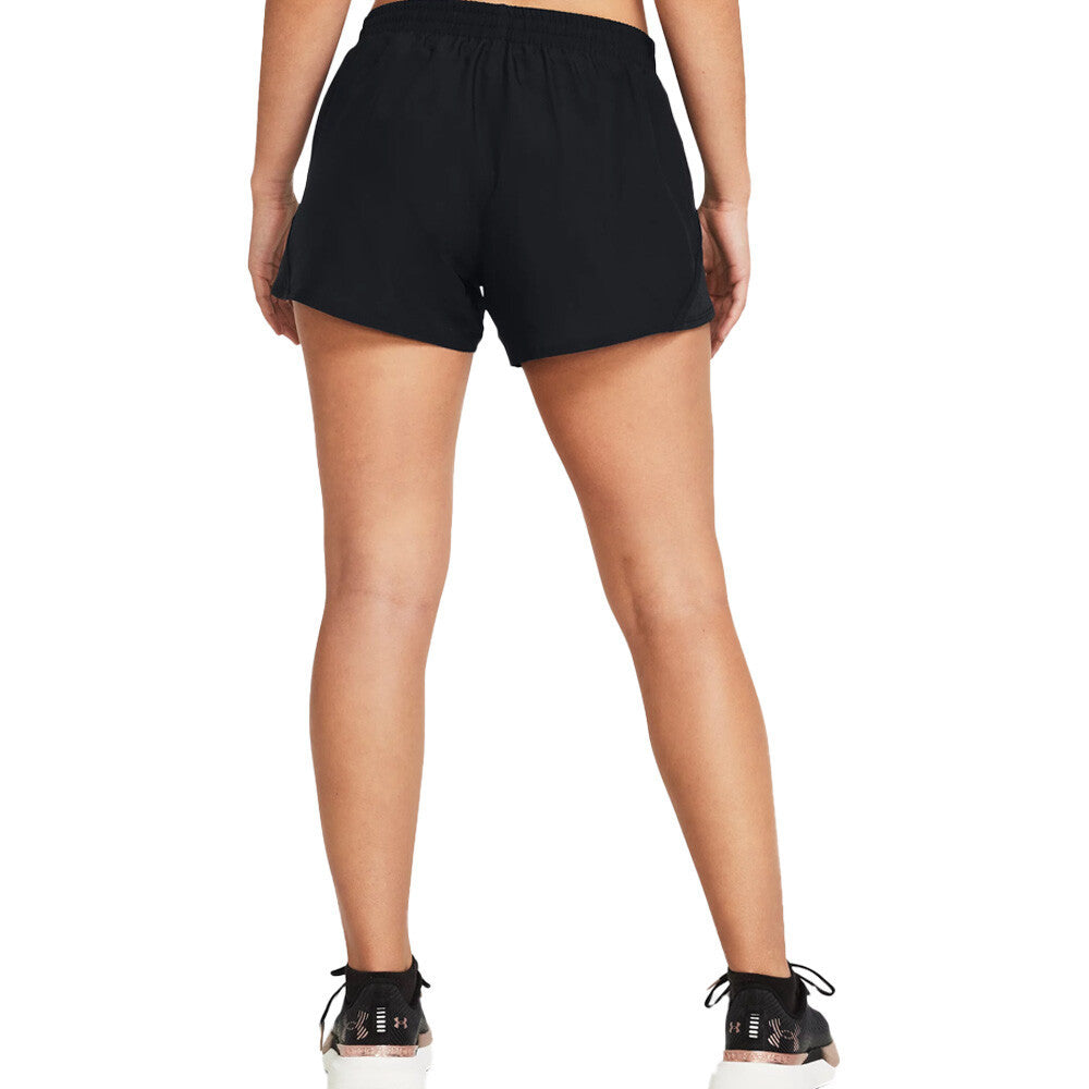 Under Armour Fly By 3 Inch Women's Running Shorts - Black