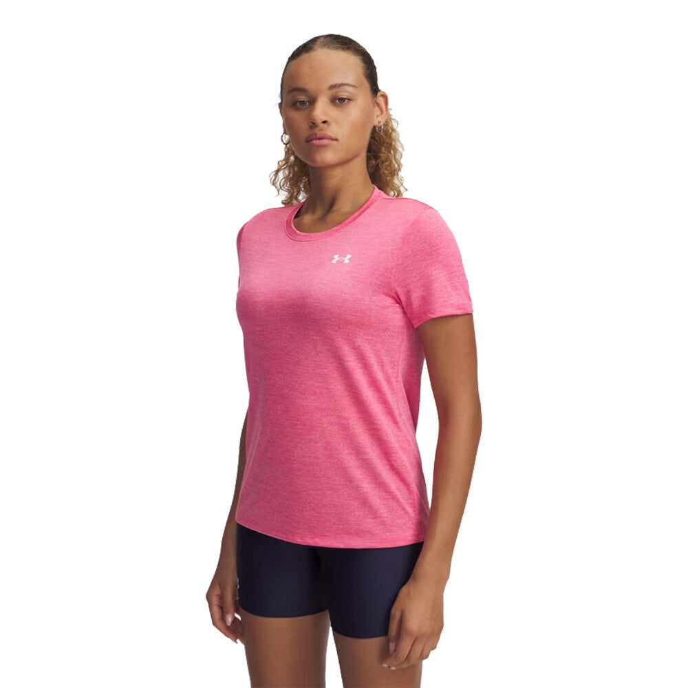Under Armour Tech Twist Women's Half Zip Top - Super Pink/White