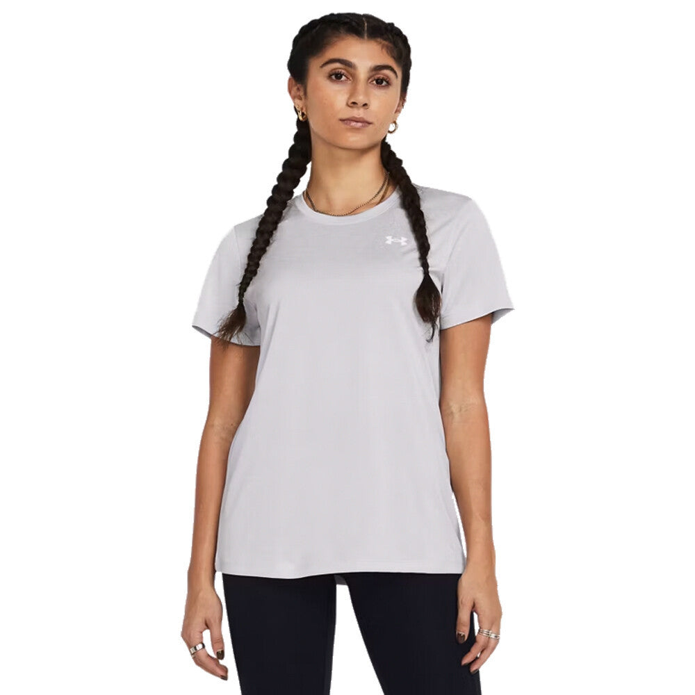 Under Armour Tech Twist Women's Half Zip Top - Halo Grey/White