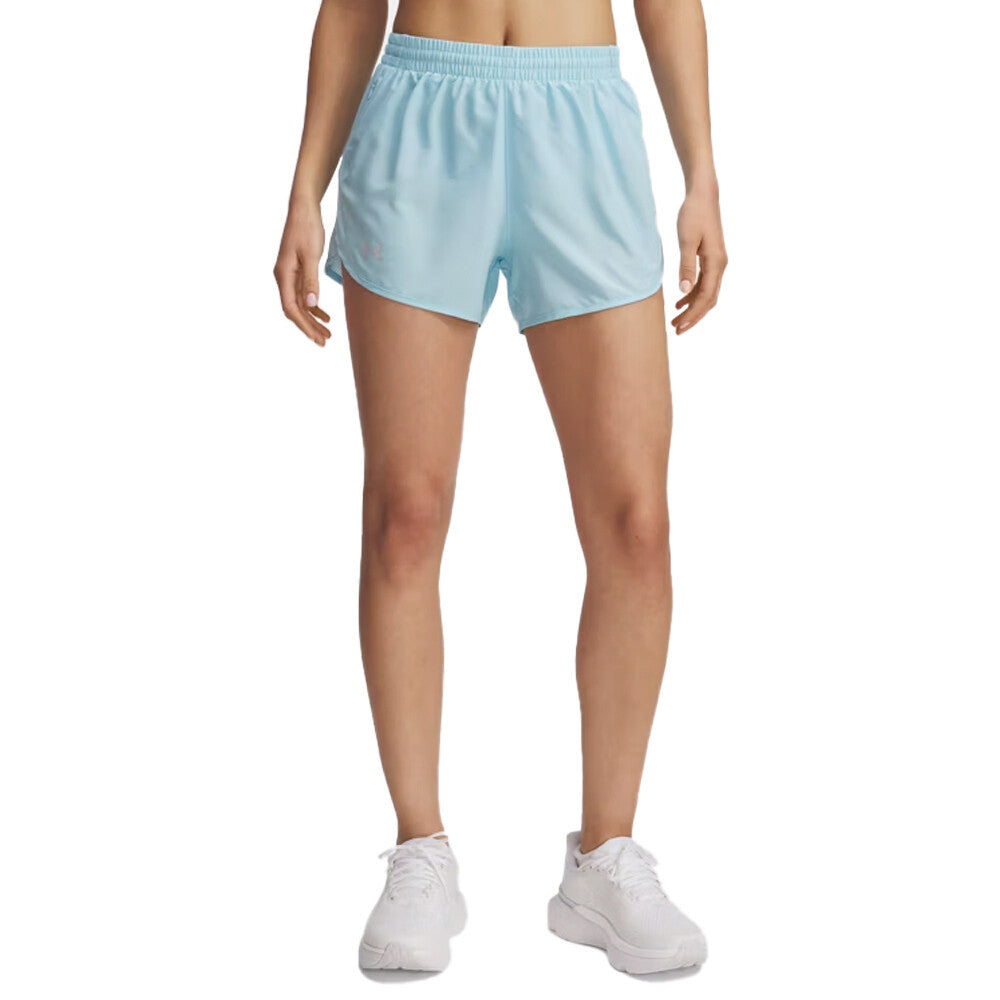 Under Armour Fly By 3 Inch Women's Running Shorts - Stream/Reflective