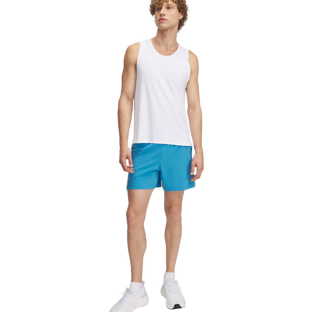 Under Armour Launch Pro 5 Inch Men's Shorts - Ether Blue/Reflective