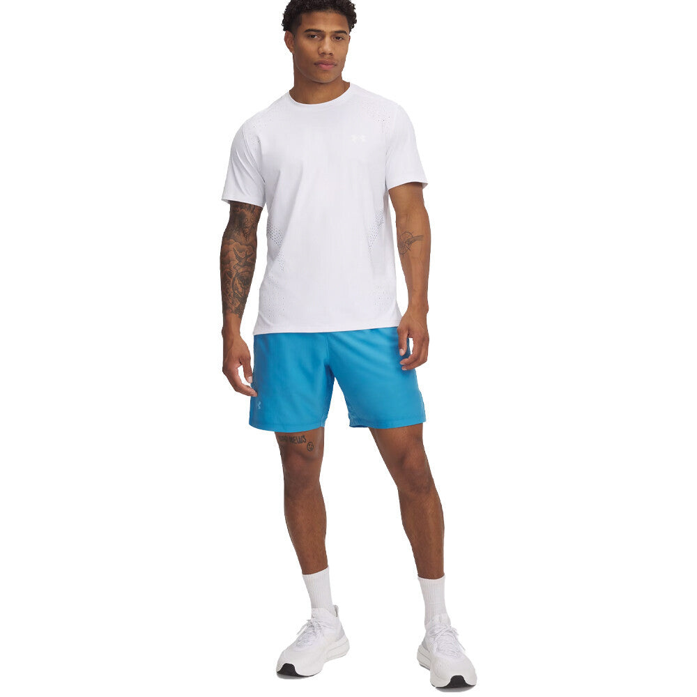 Under Armour Launch Elite 2-in-1 7 Inch Men's Shorts - Ether Blue/Reflective