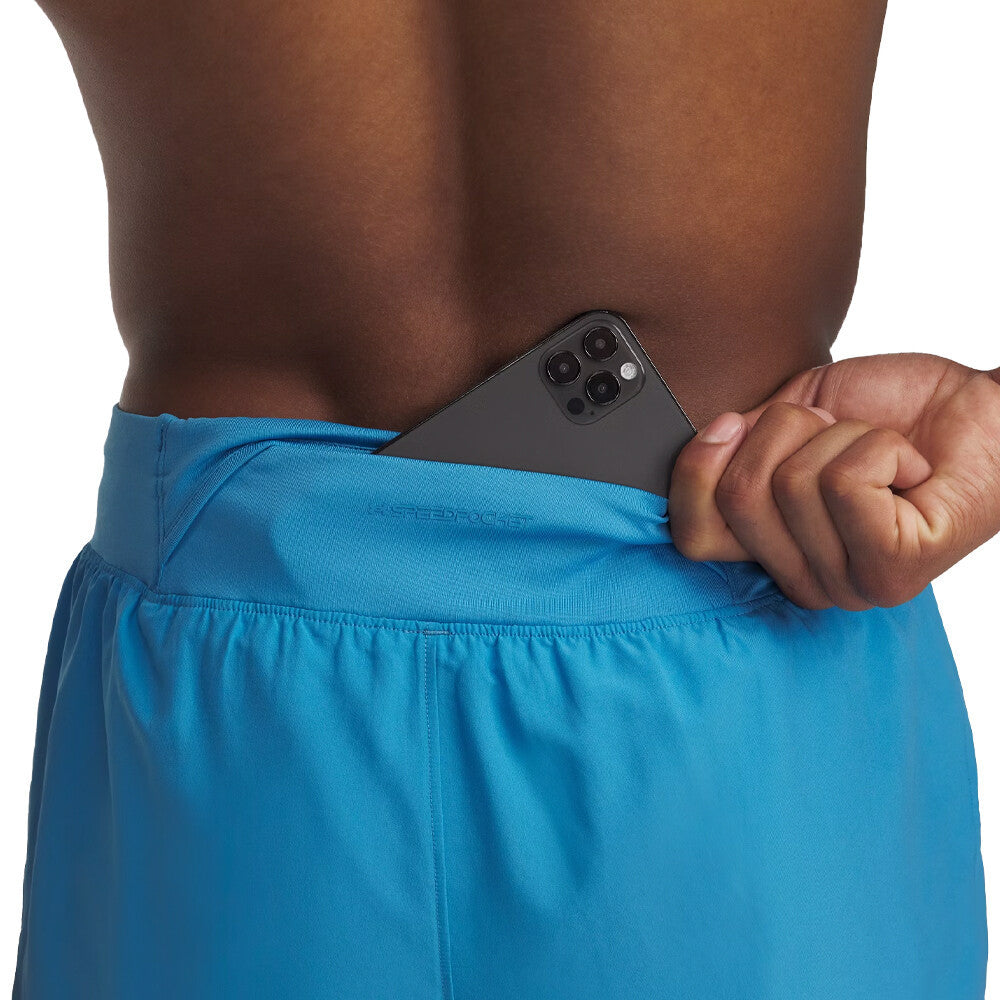 Under Armour Launch Elite 2-in-1 7 Inch Men's Shorts - Ether Blue/Reflective