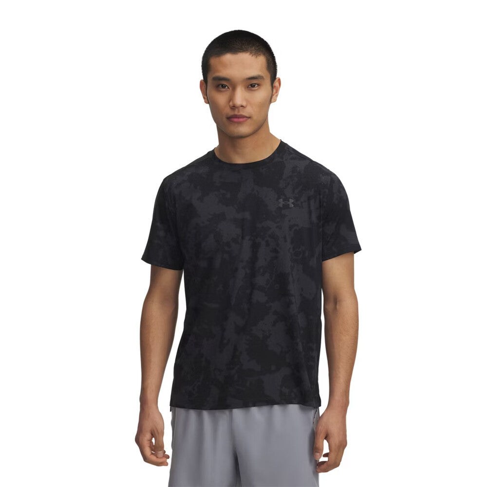 Under Armour Launch Elite Print Men's T-Shirt - Anthracite/Black/Reflective