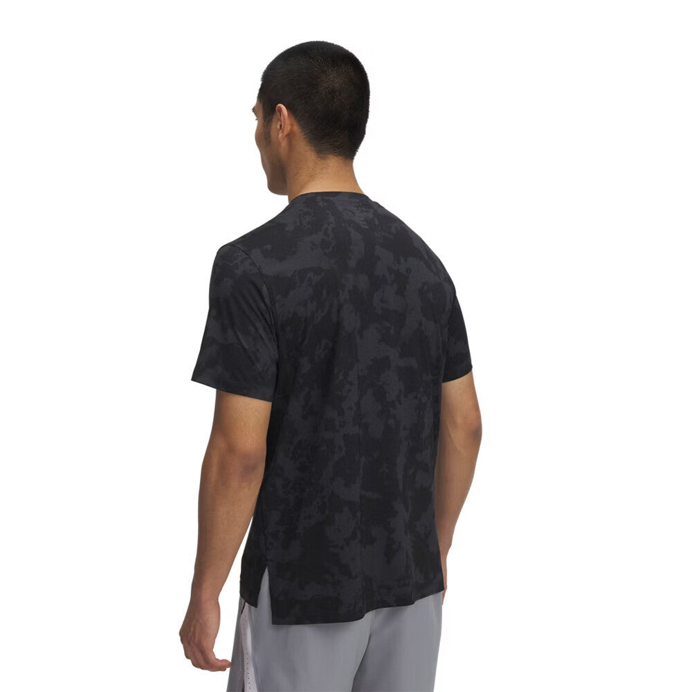Under Armour Launch Elite Print Men's T-Shirt - Anthracite/Black/Reflective