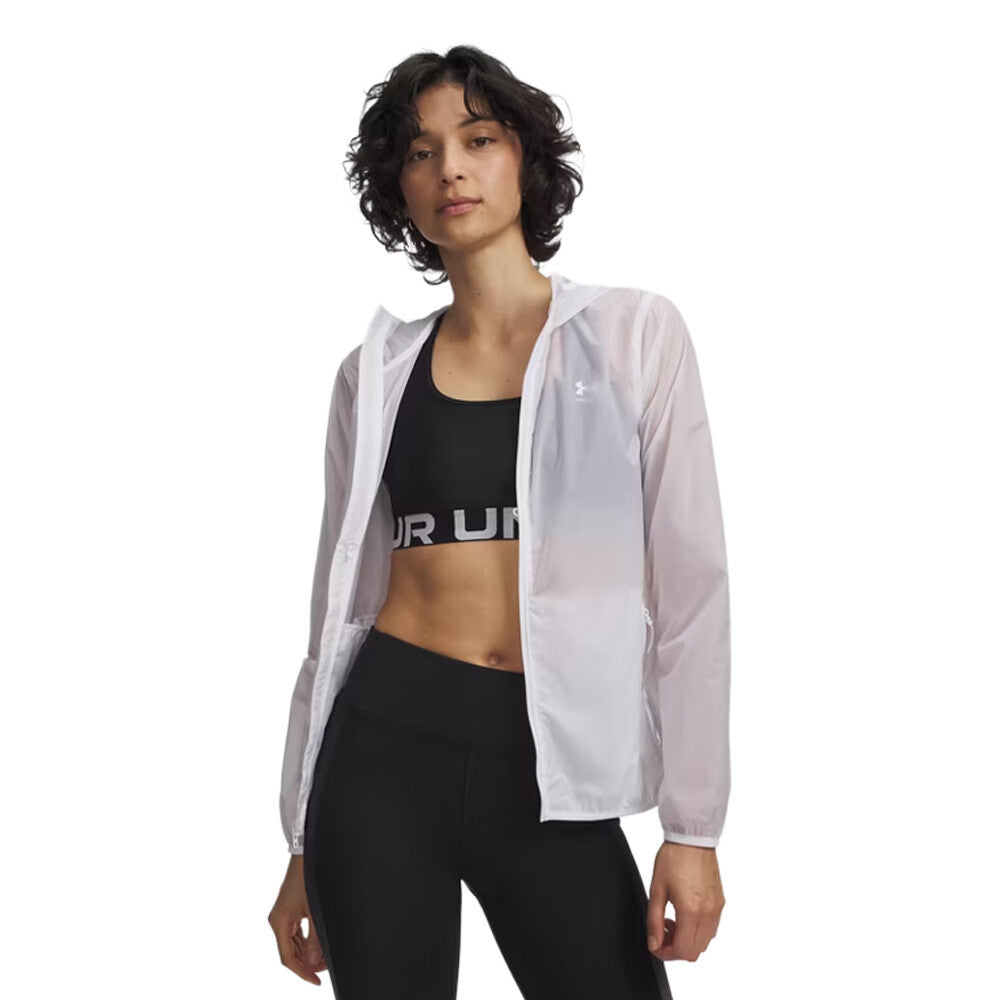Under Armour Velociti Pro Lightweight Women's Jacket - White/Reflective