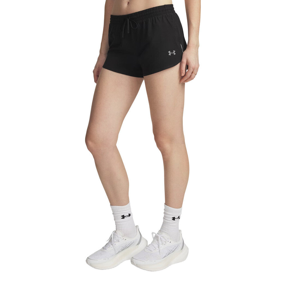 Under Armour Velociti Pro 3 Inch Women's Running Shorts - Ultimate Black/Reflective