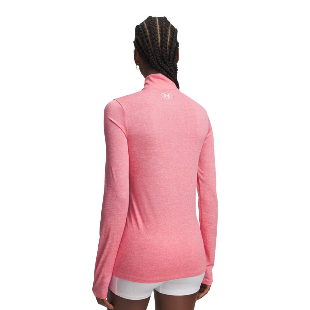 Under Armour Tech Twist Women's Half Zip Top - Bittersweet Pink/White