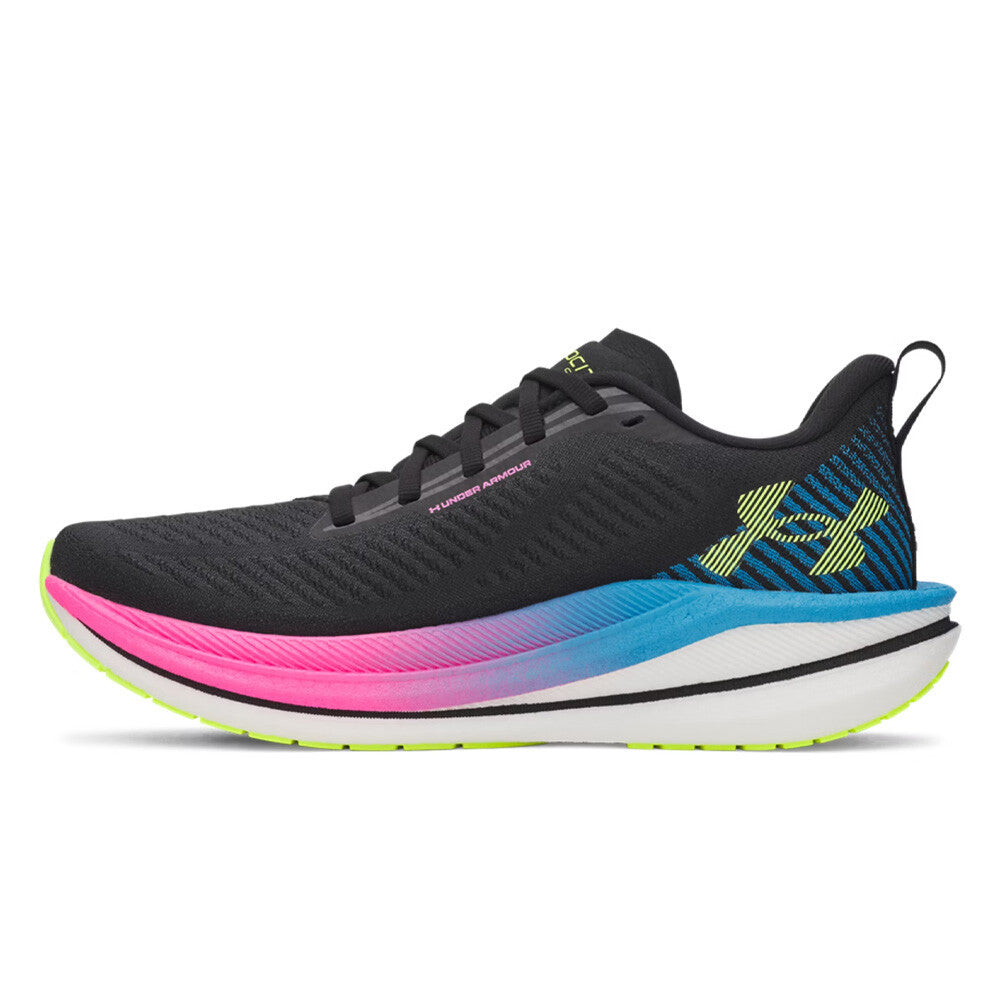 Under Armour Velociti SPD Men's Running Shoes - Black/Capri/High Yellow