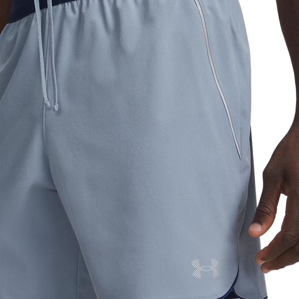 Under Armour Velociti Pro 2-In-1 Men's Shorts - Blue Wind/Reflective
