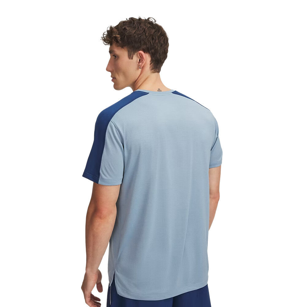 Under Armour Velociti Reflect Men's T-Shirt - Blue Wind/Blackout Navy/Reflective
