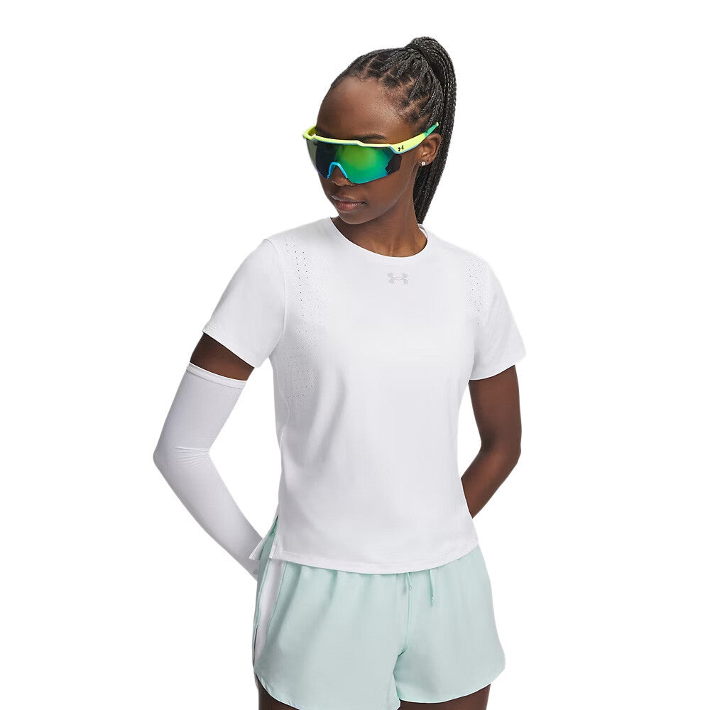 Under Armour Velociti Pro Women's Running T-Shirt - White/Reflective