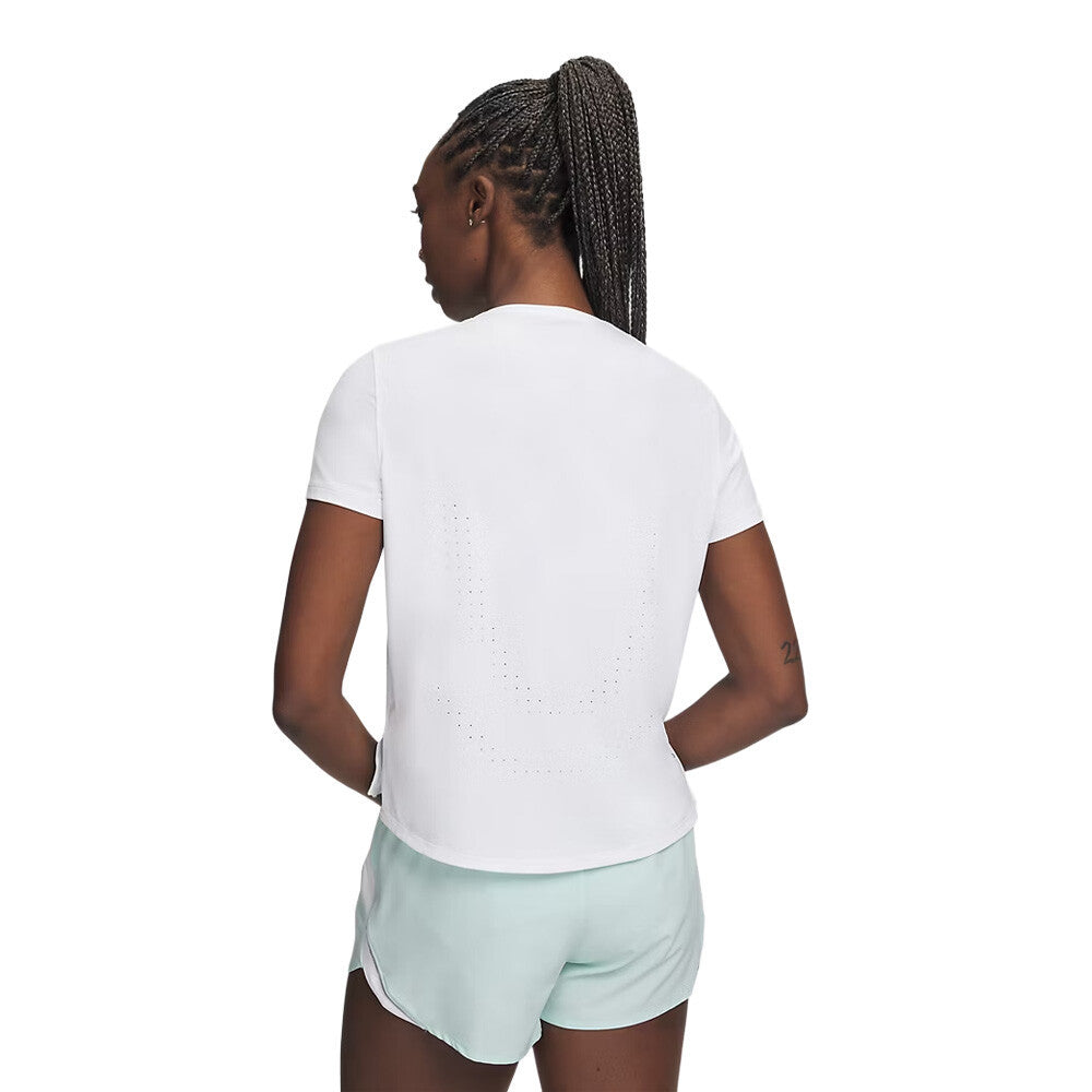 Under Armour Velociti Pro Women's Running T-Shirt - White/Reflective