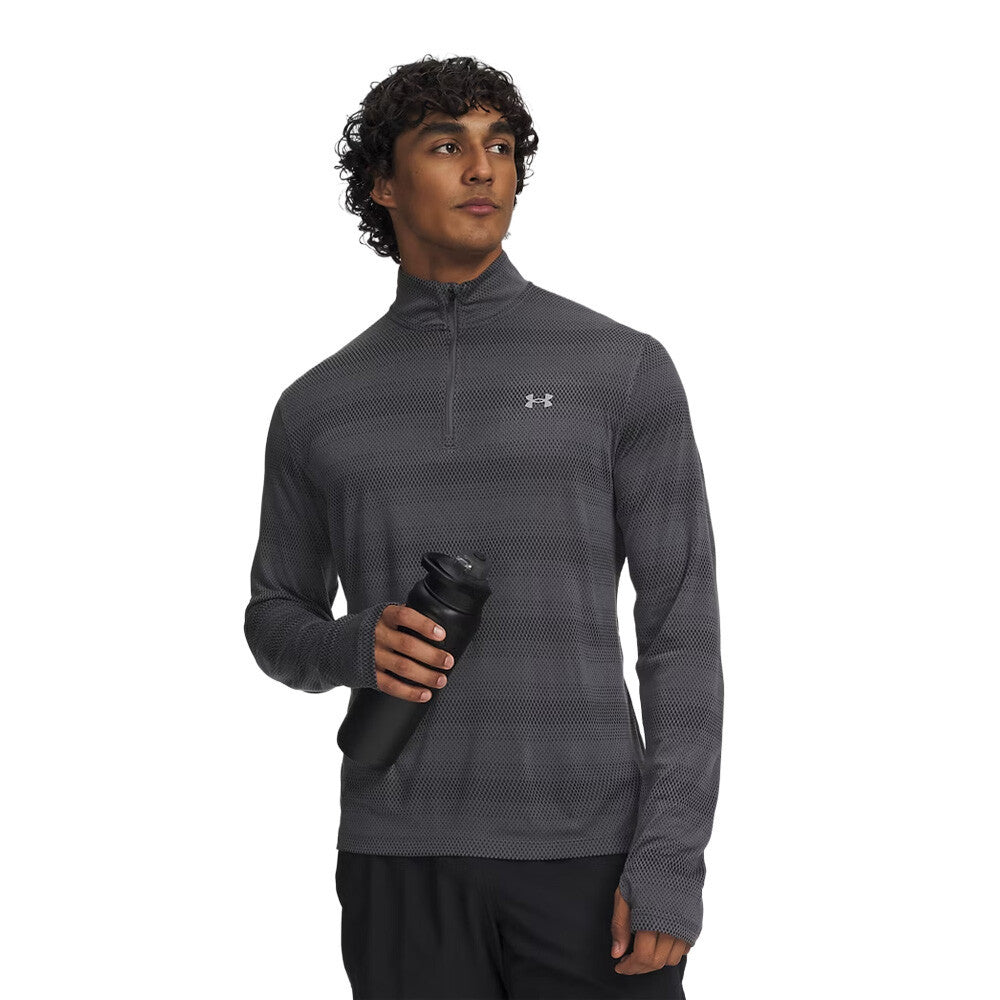 Under Armour Velociti Half-Zip Men's Top - Castlerock/Reflective