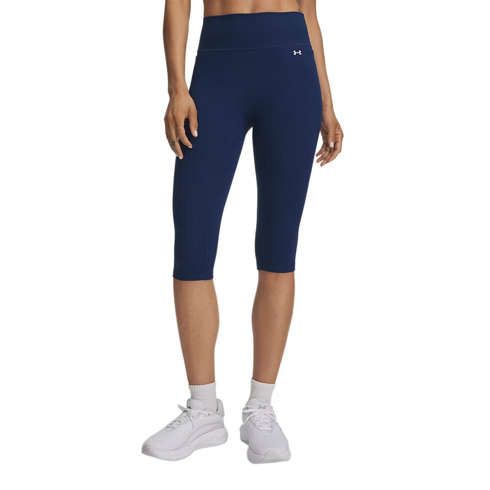 Under Armour Motion Capri Women's Tights - Blackout Navy/White