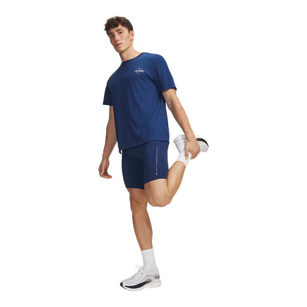Under Armour Velociti Pro Men's Tight Shorts - Blackout Navy/Flash Light/Reflective