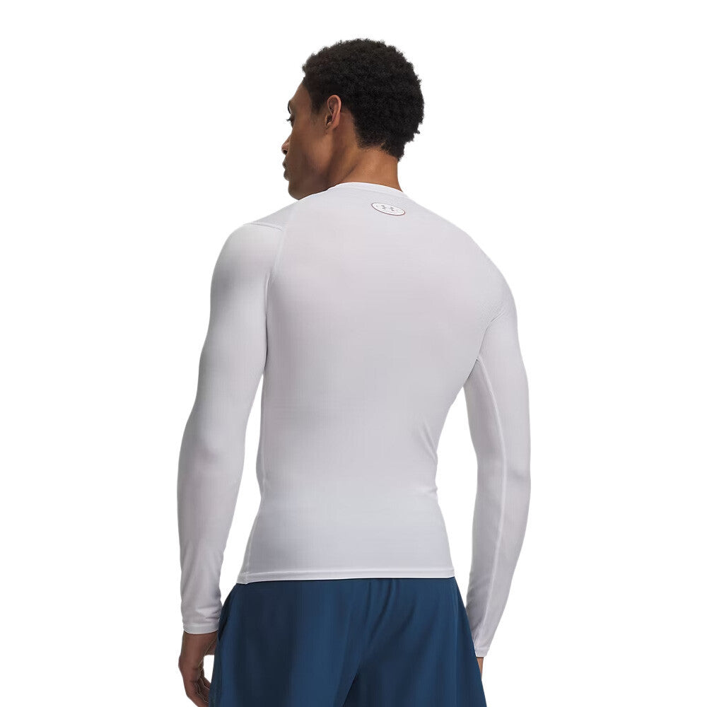 Under Armour HeatGear Elite Compression Men's Top - White/Reflective