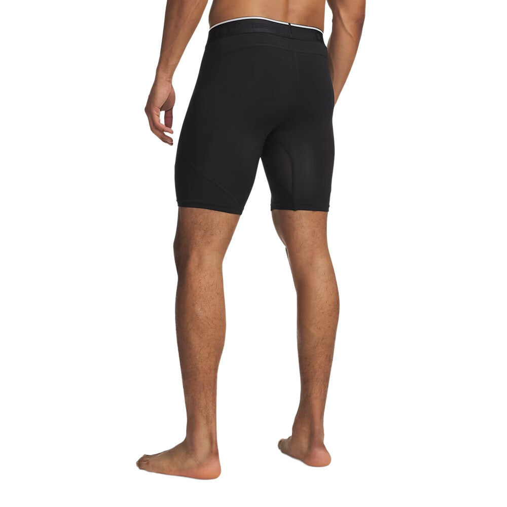 Under Armour HeatGear Elite Compression Men's Long Shorts - Ultimate Black/Reflective