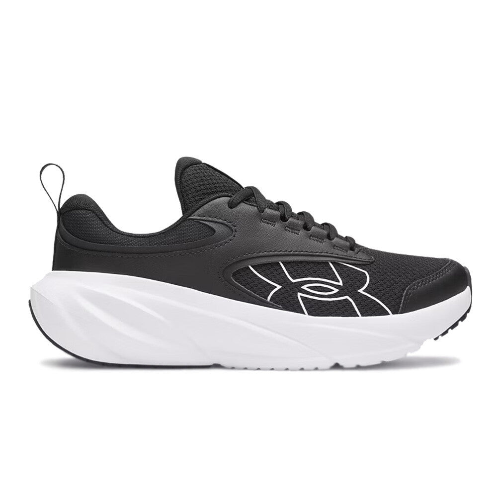 Under Armour Junior Surge 5 Running Shoes - Black/White (UND9699)