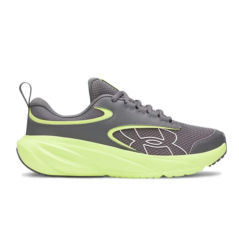 Under Armour Junior Surge 5 Running Shoes - Castlerock/Green Citrine/White
