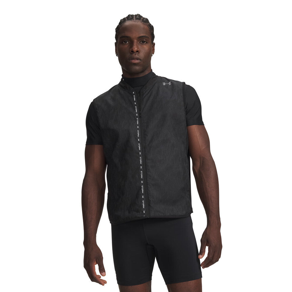 Under Armour Velociti Cold Weather Storm Men's Gilet - Ultimate Black/Reflective