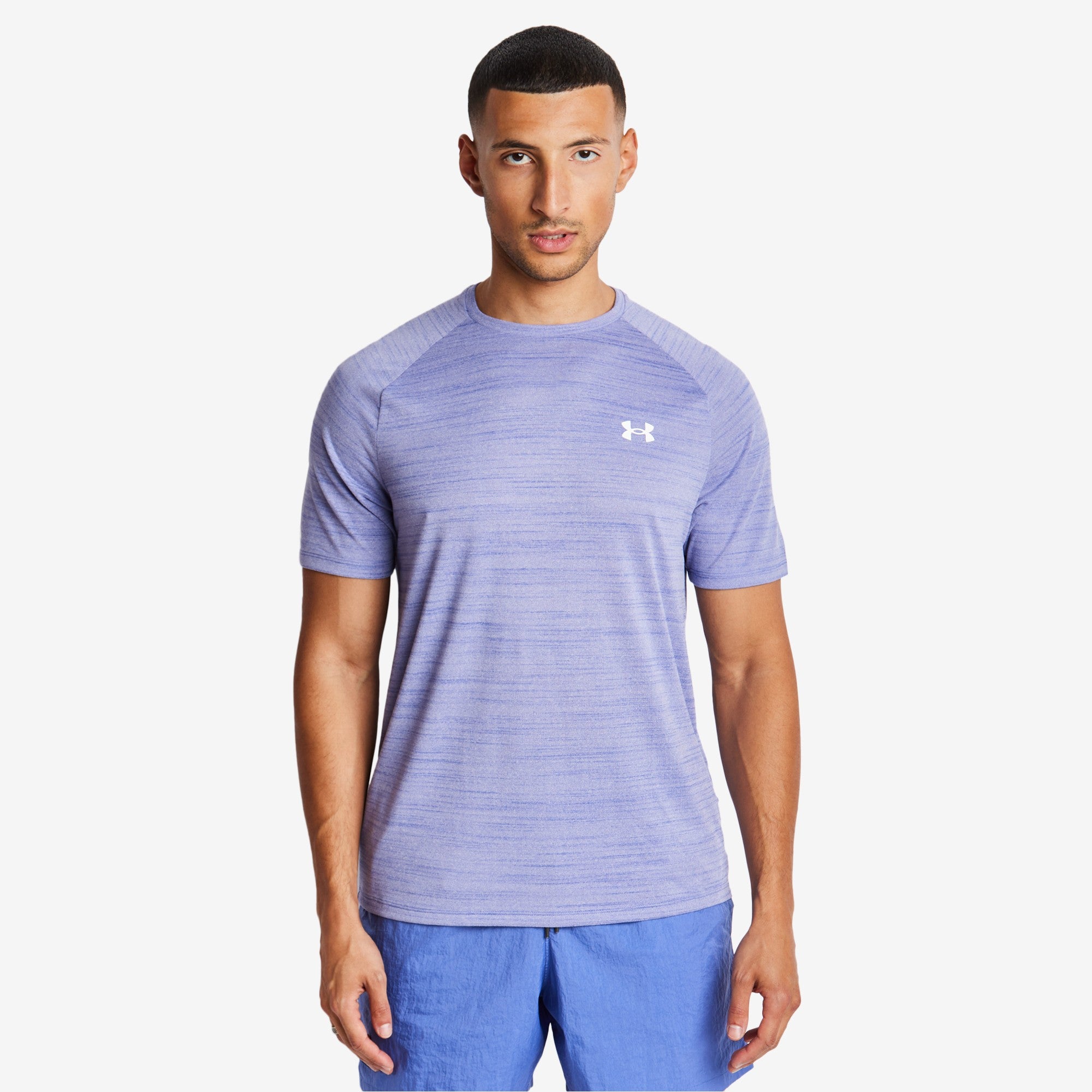 UNDER ARMOUR TECH T-SHIRT - STARLIGHT/ WHITE