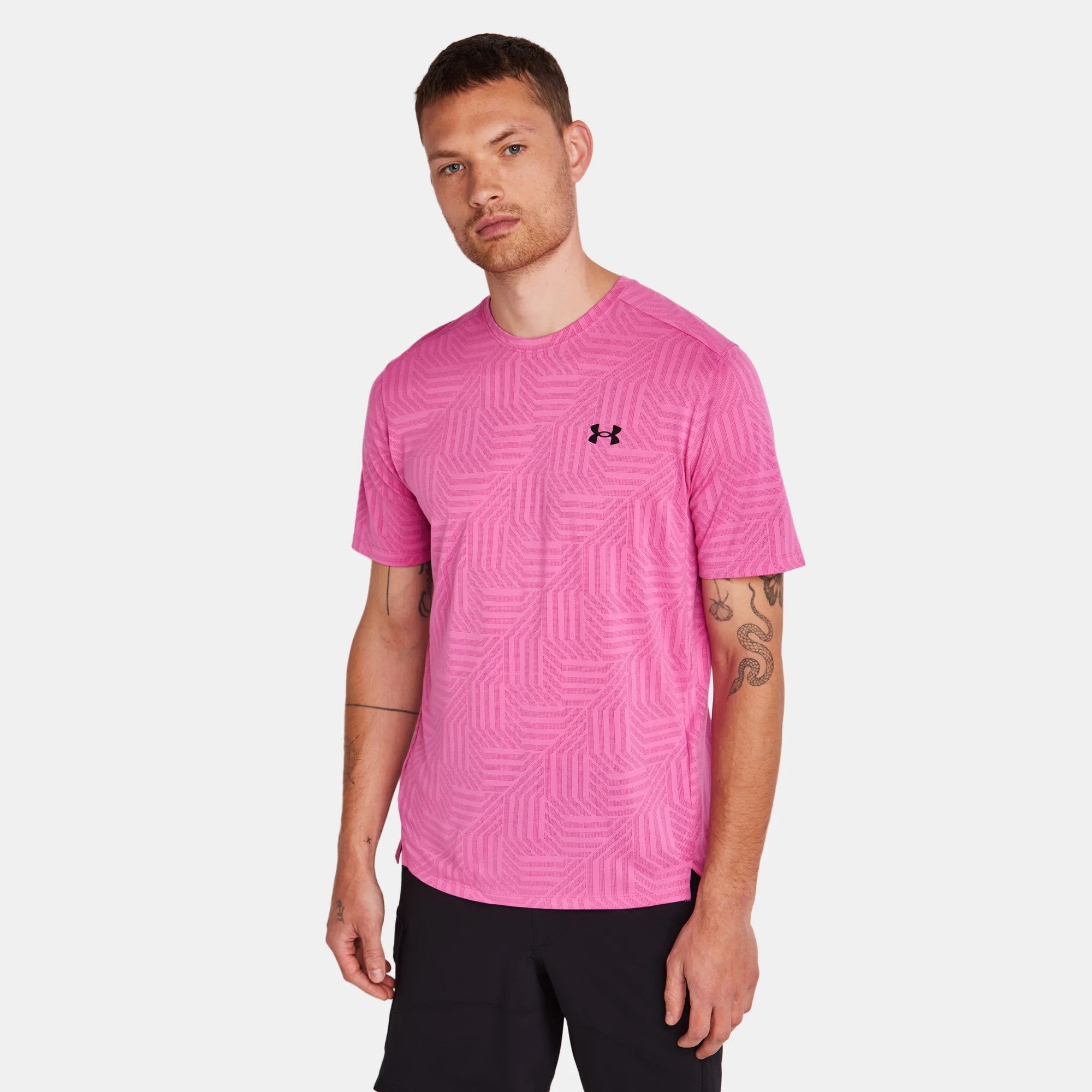 UNDER ARMOUR TECH T-SHIRT - ASTRO PINK