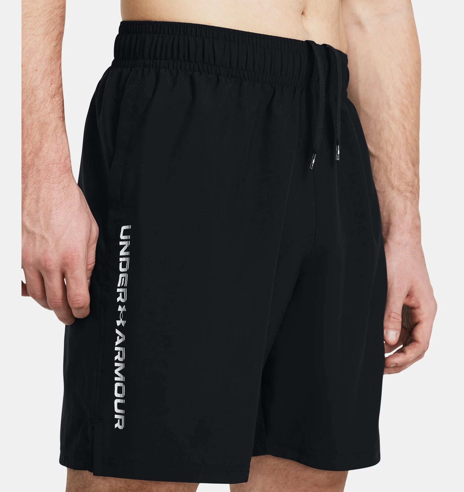 UNDER ARMOUR WORDMARK SHORT BLACK/WHITE