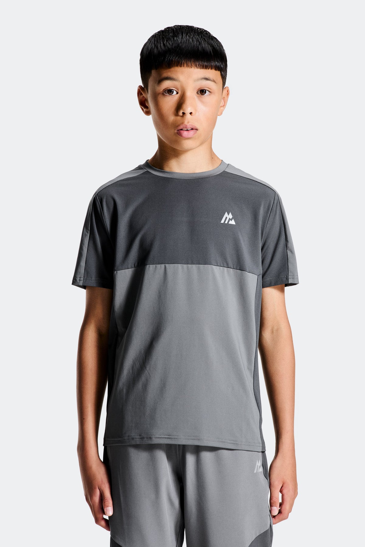 Montirex Junior Cerberus T-Shirt - Cement Grey Platinum Grey Asphalt