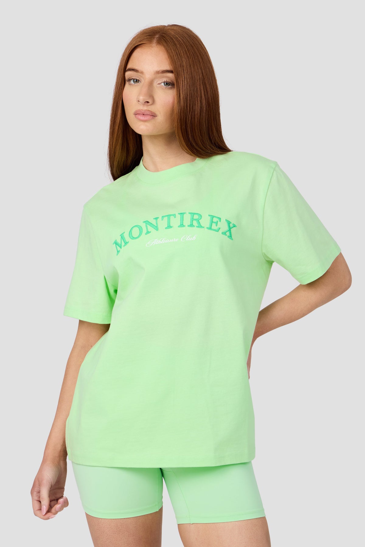 Montirex Women's Athleisure Club T-Shirt - Green