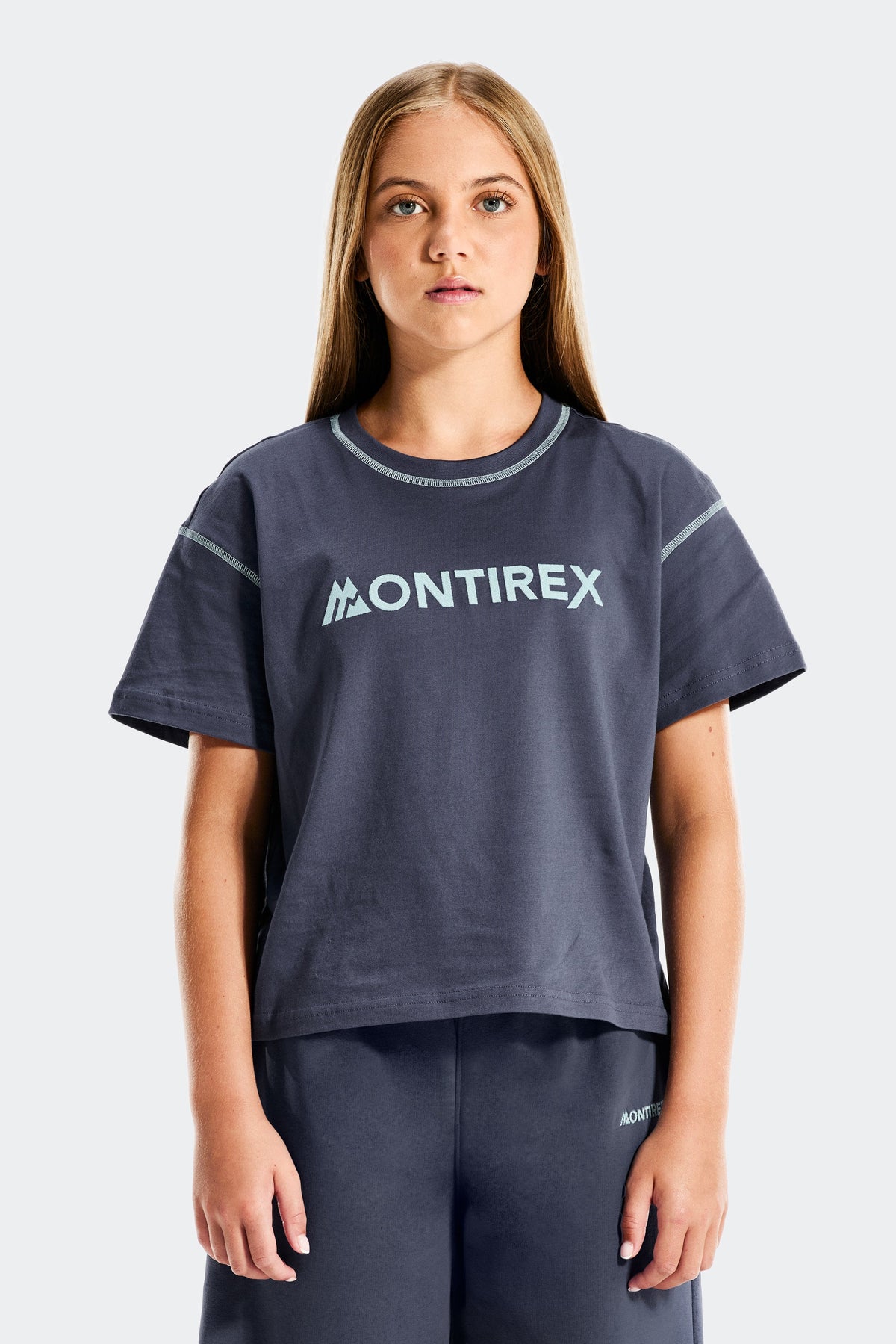 Montirex Girls' Highlight Graphic T-Shirt - Moonlight Blue