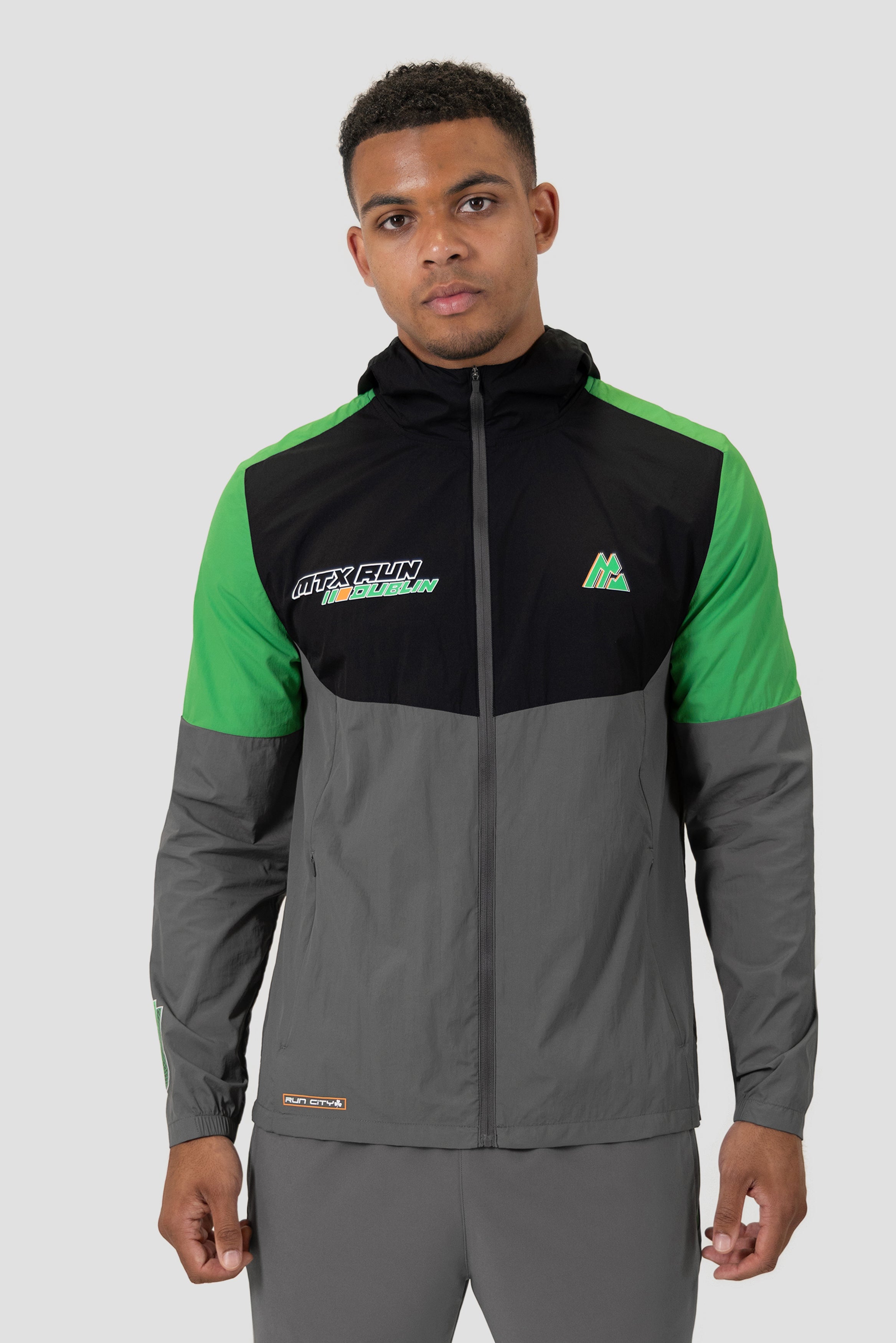 Montirex MTX Run City Dublin Jacket – Grey, Black, Green