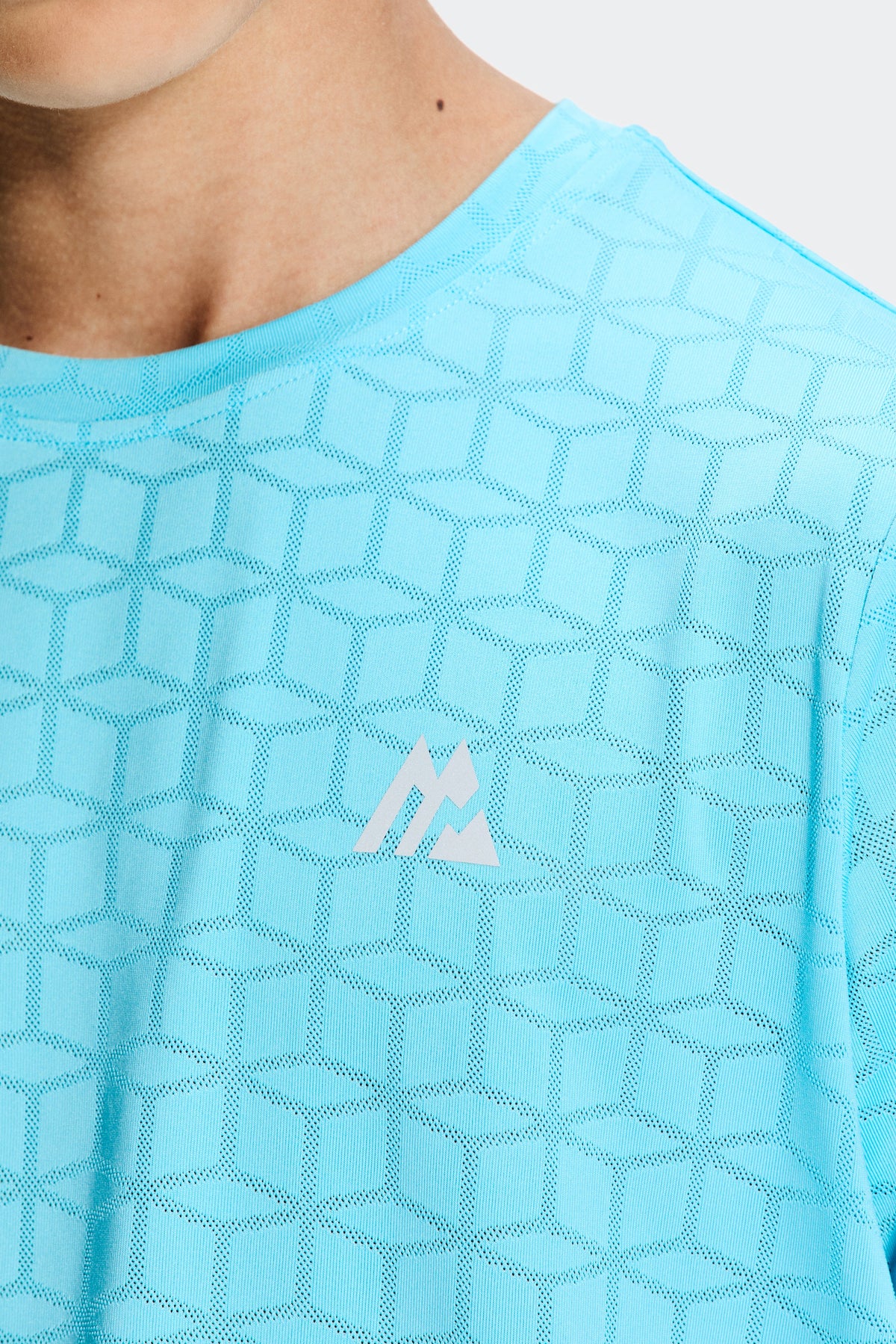 Montirex Junior Cube T-Shirt - Neon Sky