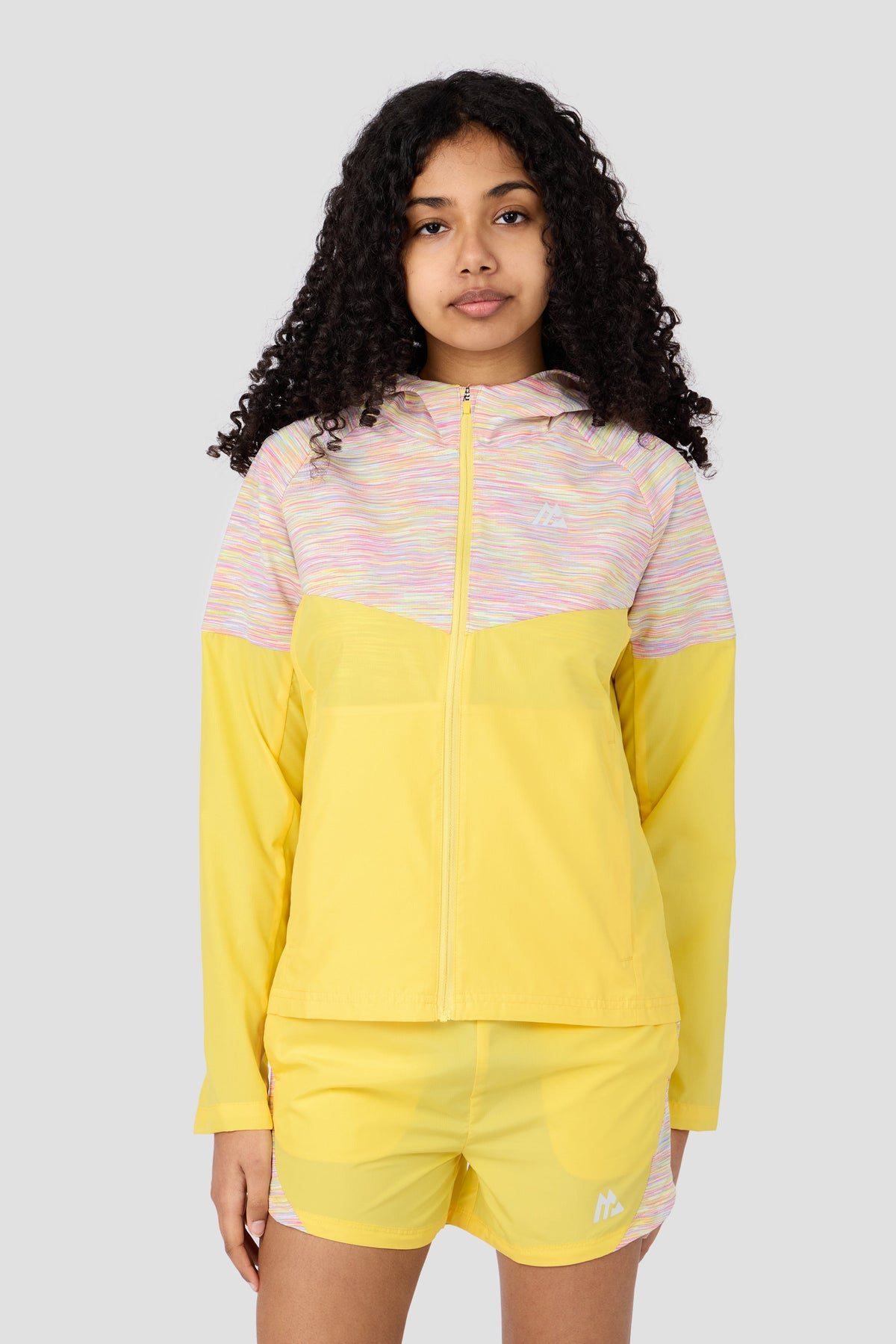 Montirex Girls' Trail Windbreaker - Yellow/Purple/Pink